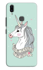 Unicorn Wallpaper Vivo V9/V9 Pro/V9 Youth Hard Case Back Cover by Casekaro