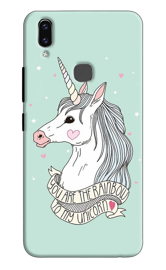 Unicorn Wallpaper Vivo V9/V9 Pro/V9 Youth Hard Case Back Cover by Casekaro