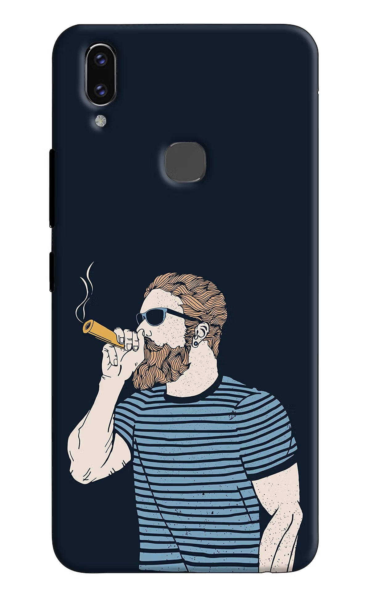 Smoking Vivo V9/V9 Pro/V9 Youth Hard Case Back Cover by Casekaro