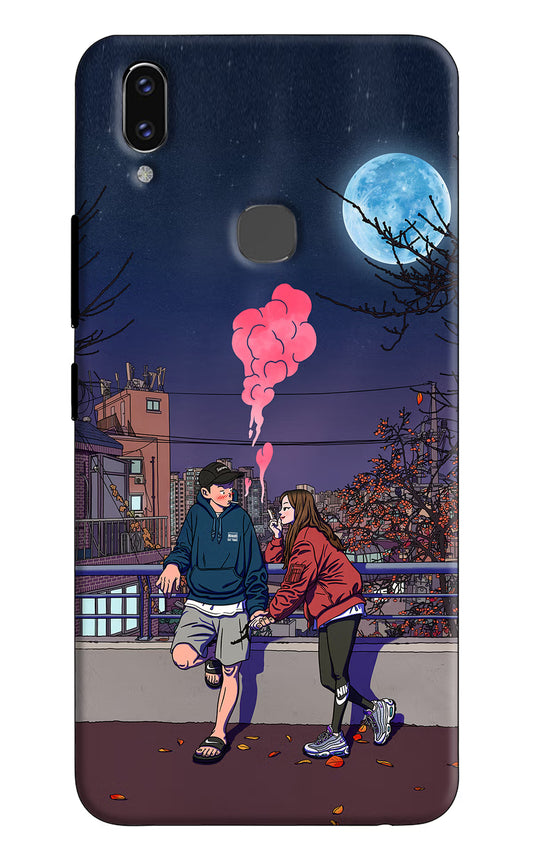 Chilling Couple Vivo V9/V9 Pro/V9 Youth Hard Case Back Cover by Casekaro