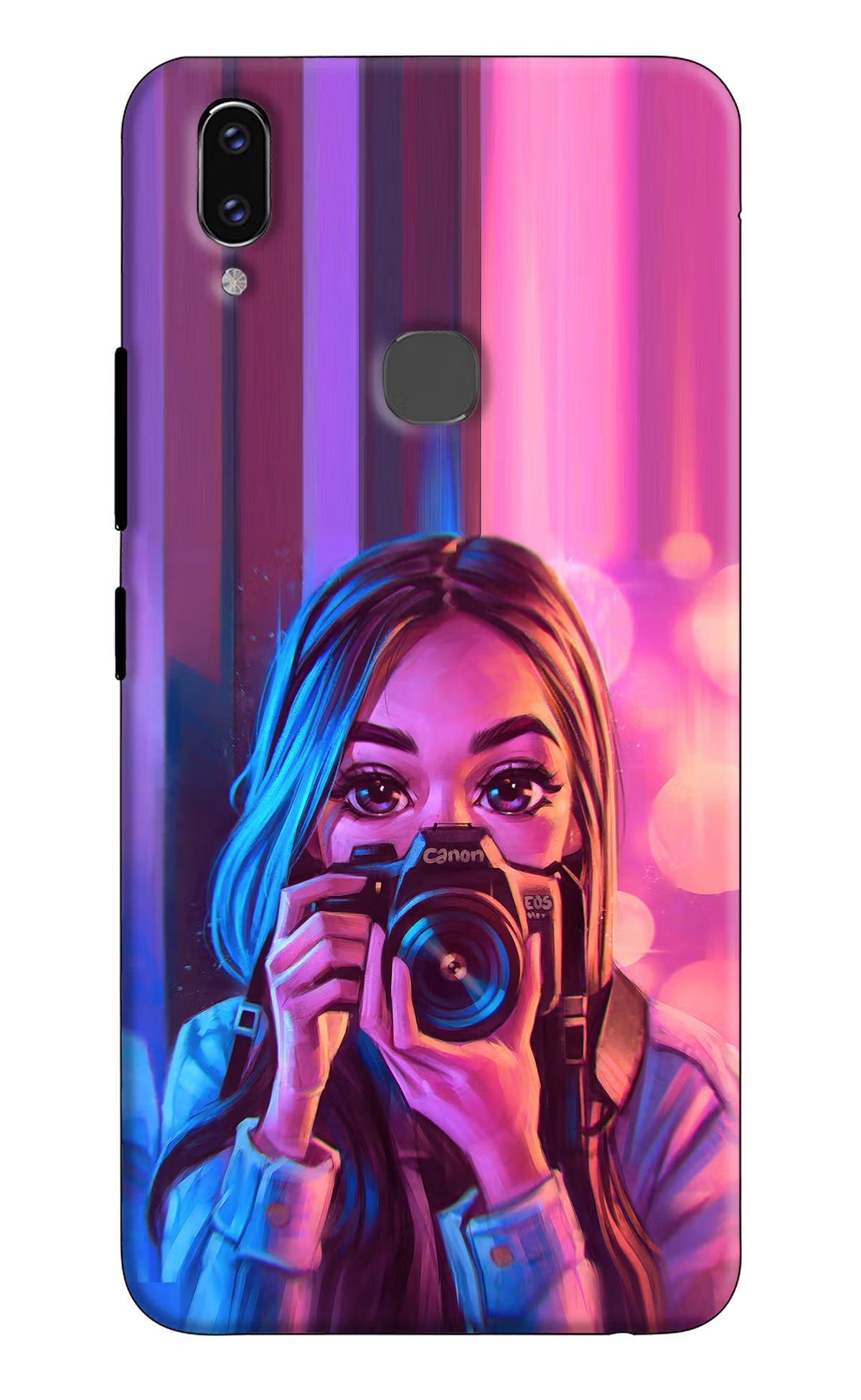 Girl Photographer Vivo V9/V9 Pro/V9 Youth Hard Case Back Cover by Casekaro