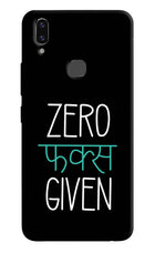 Zero Fucks Given Vivo V9/V9 Pro/V9 Youth Hard Case Back Cover by Casekaro