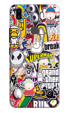 Sticker Bomb Vivo V9/V9 Pro/V9 Youth Hard Case Back Cover by Casekaro
