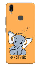 High On Music Vivo V9/V9 Pro/V9 Youth Hard Case Back Cover by Casekaro