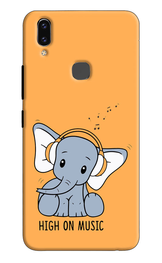 High On Music Vivo V9/V9 Pro/V9 Youth Hard Case Back Cover by Casekaro