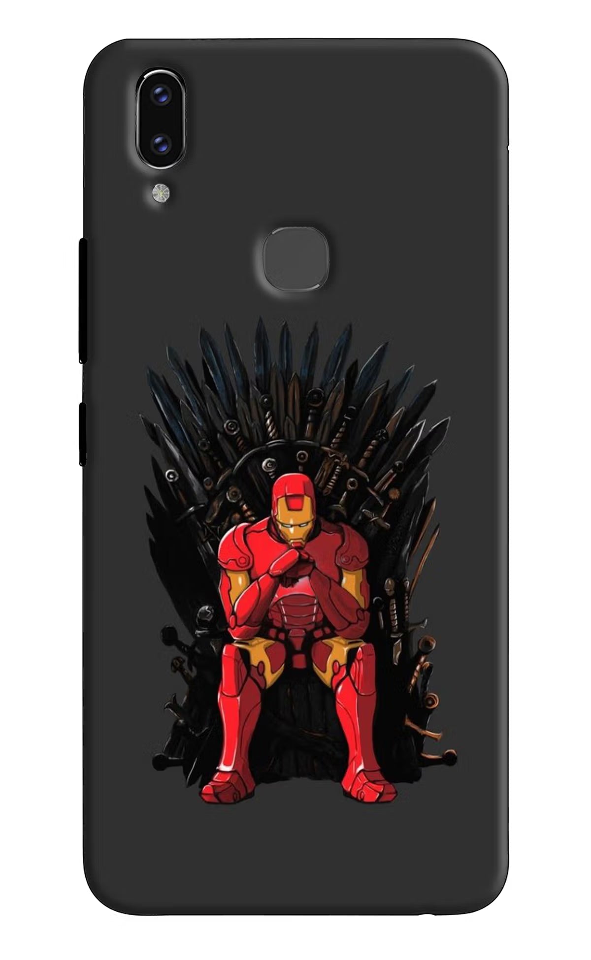 Ironman Throne Vivo V9/V9 Pro/V9 Youth Hard Case Back Cover by Casekaro
