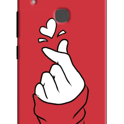Korean Love Sign Vivo V9/V9 Pro/V9 Youth Hard Case Back Cover by Casekaro