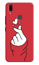 Korean Love Sign Vivo V9/V9 Pro/V9 Youth Hard Case Back Cover by Casekaro