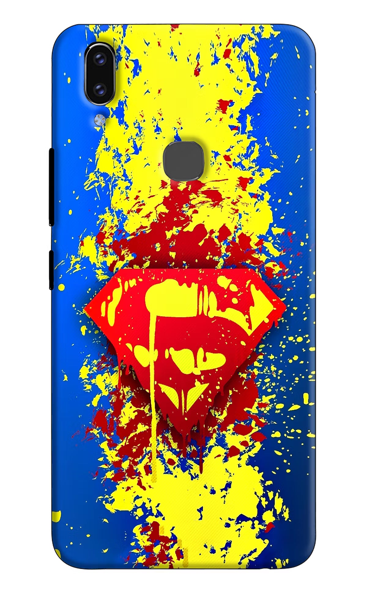 Superman logo Vivo V9/V9 Pro/V9 Youth Hard Case Back Cover by Casekaro
