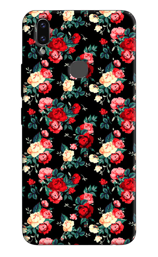 Rose Pattern Vivo V9/V9 Pro/V9 Youth Hard Case Back Cover by Casekaro