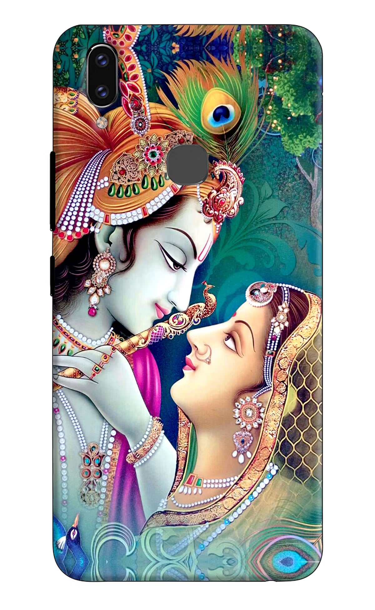 Lord Radha Krishna Vivo V9/V9 Pro/V9 Youth Hard Case Back Cover by Casekaro
