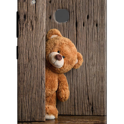 Teddy Wooden Vivo V9/V9 Pro/V9 Youth Hard Case Back Cover by Casekaro