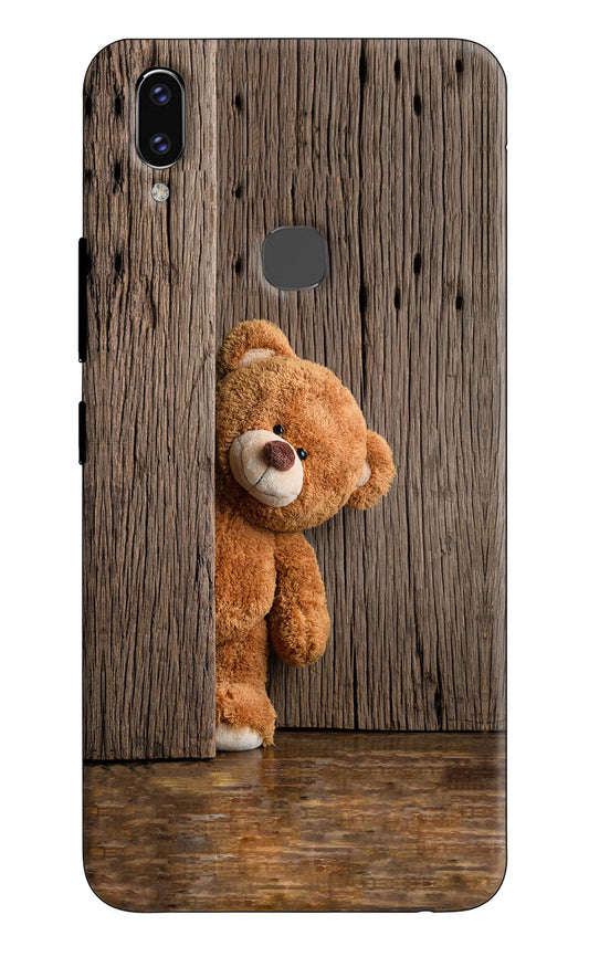 Teddy Wooden Vivo V9/V9 Pro/V9 Youth Hard Case Back Cover by Casekaro