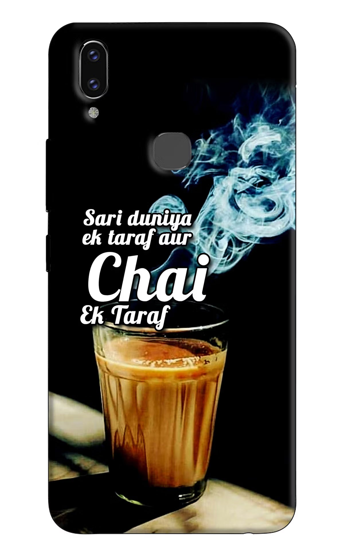 Chai Ek Taraf Quote Vivo V9/V9 Pro/V9 Youth Hard Case Back Cover by Casekaro