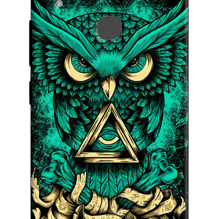 Green Owl Vivo V9/V9 Pro/V9 Youth Hard Case Back Cover by Casekaro