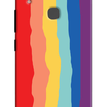 Rainbow Vivo V9/V9 Pro/V9 Youth Hard Case Back Cover by Casekaro