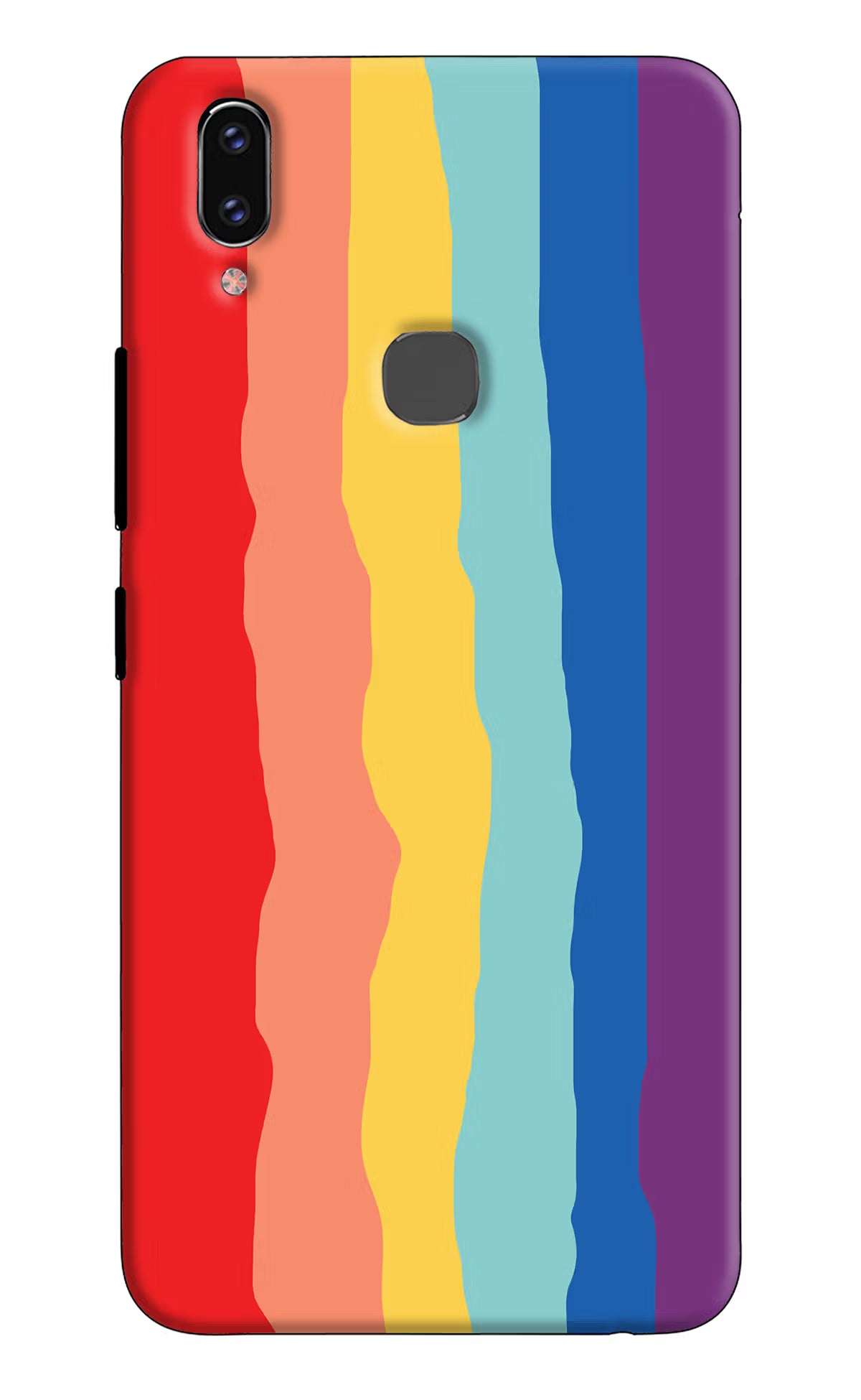 Rainbow Vivo V9/V9 Pro/V9 Youth Hard Case Back Cover by Casekaro