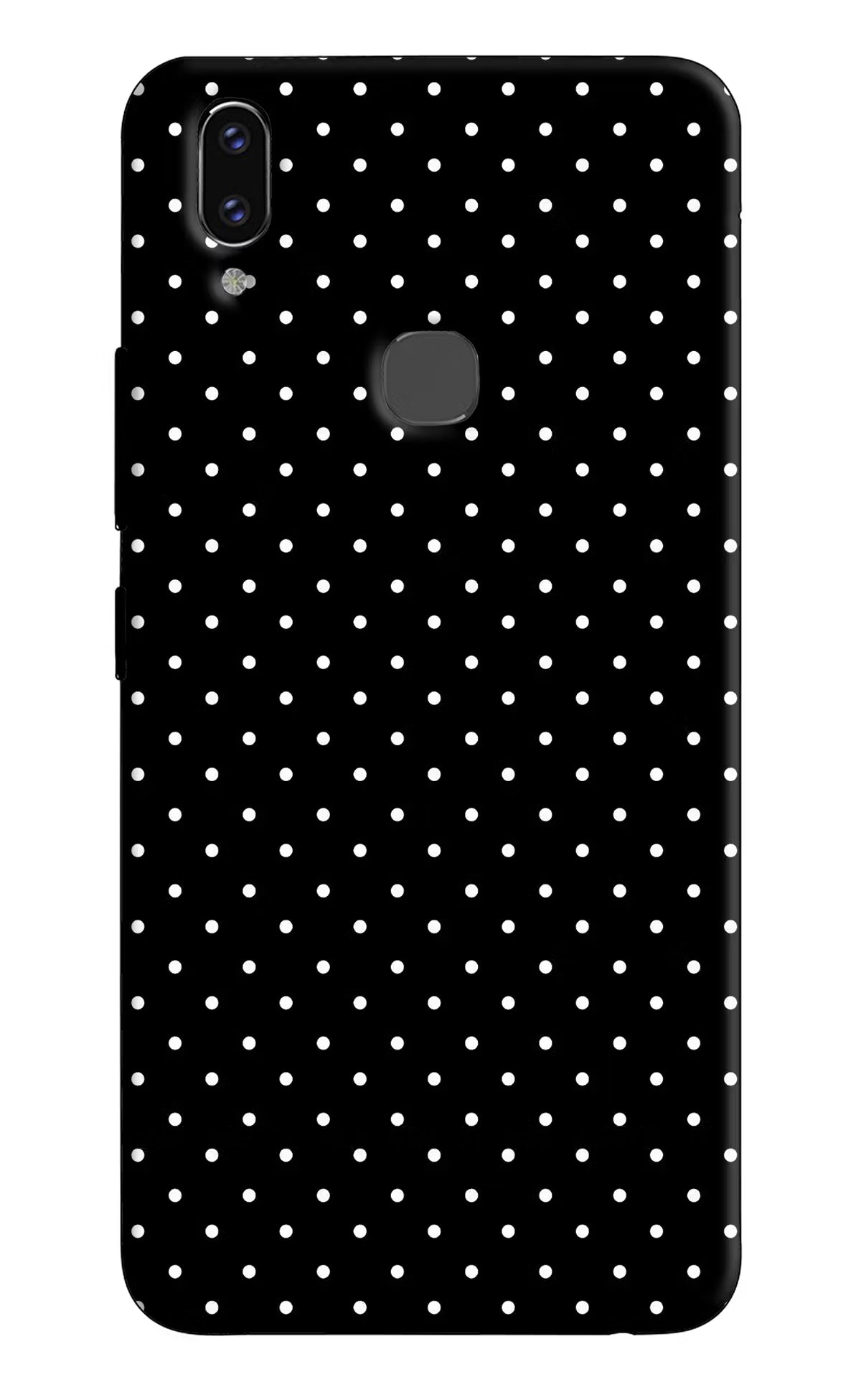 White Dots Vivo V9/V9 Pro/V9 Youth Hard Case Back Cover by Casekaro