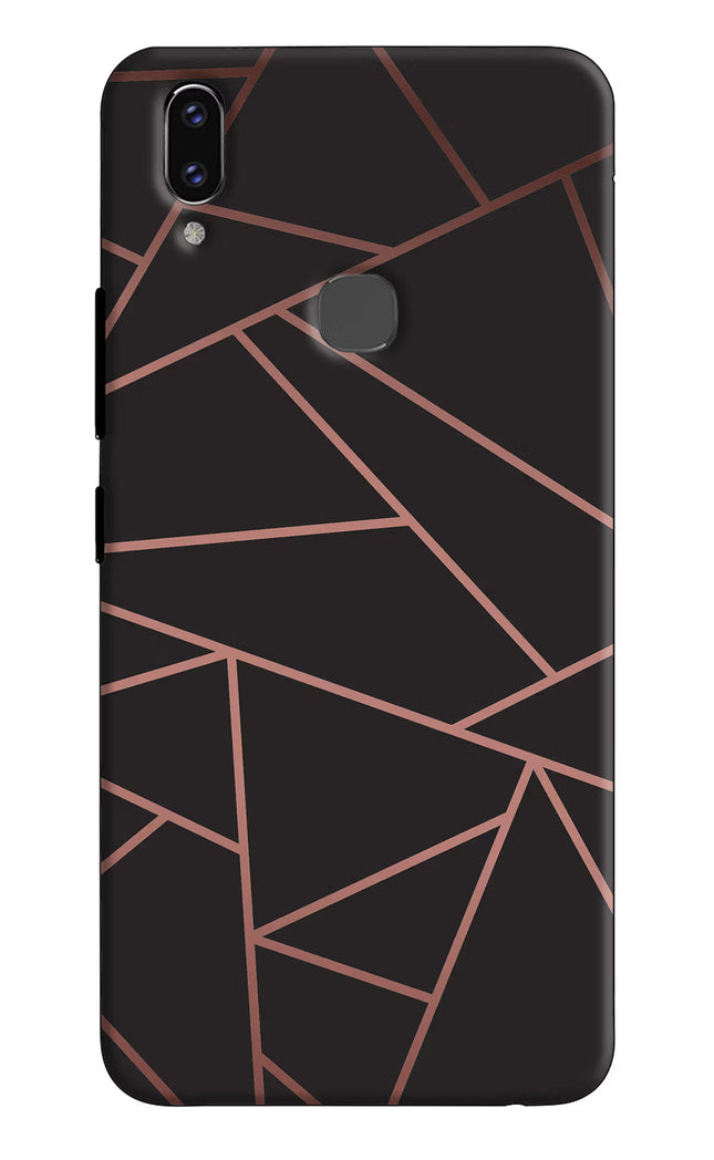 Geometric Pattern Vivo V9/V9 Pro/V9 Youth Hard Case Back Cover by Casekaro