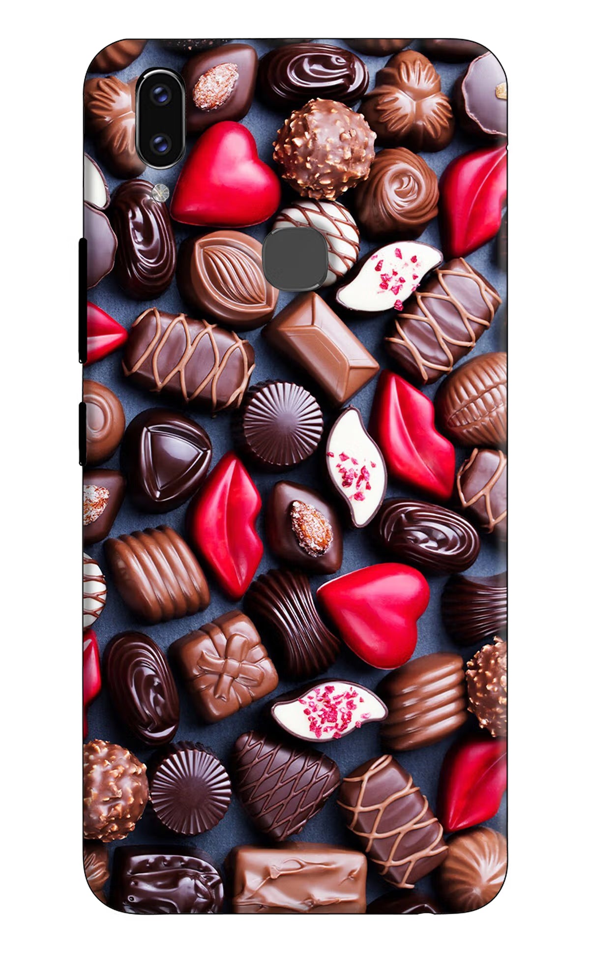 Chocolates Vivo V9/V9 Pro/V9 Youth Hard Case Back Cover by Casekaro