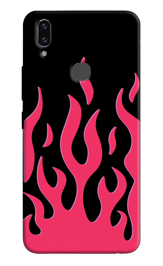 Fire Flames Vivo V9/V9 Pro/V9 Youth Hard Case Back Cover by Casekaro