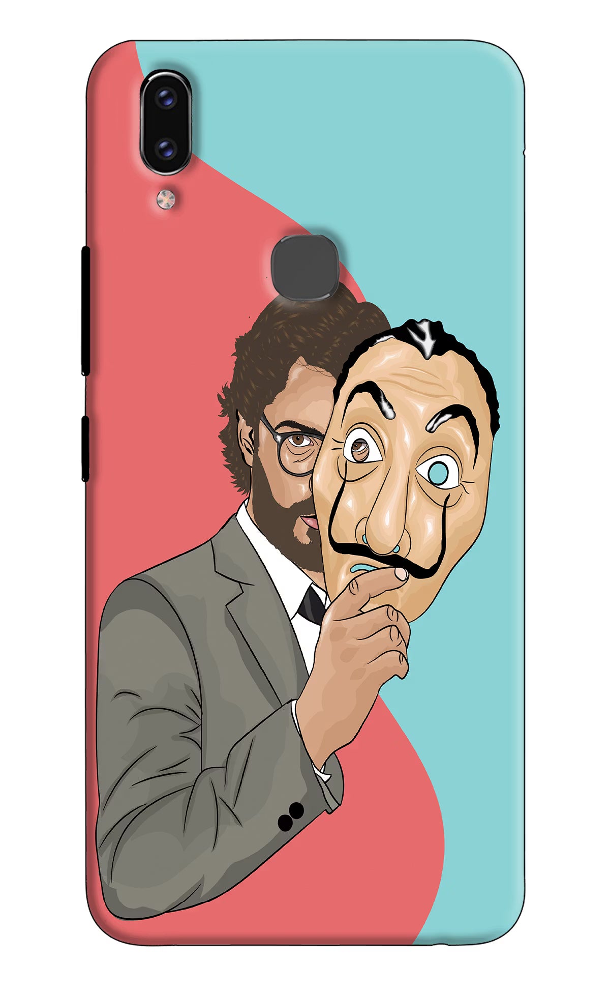 Professor Vivo V9/V9 Pro/V9 Youth Hard Case Back Cover by Casekaro