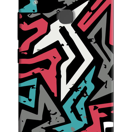 Geometric Graffiti Vivo V9/V9 Pro/V9 Youth Hard Case Back Cover by Casekaro