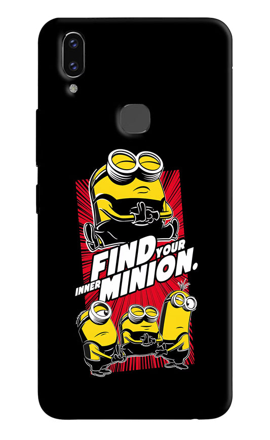 Find your inner Minion Vivo V9/V9 Pro/V9 Youth Hard Case Back Cover by Casekaro
