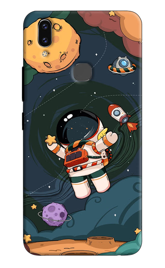 Cartoon Astronaut Vivo V9/V9 Pro/V9 Youth Hard Case Back Cover by Casekaro
