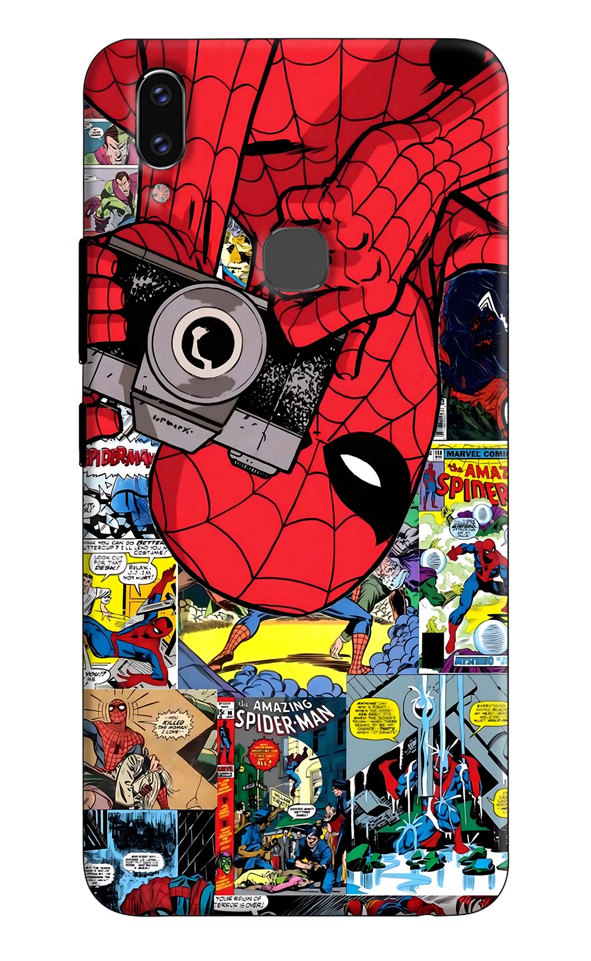 Spider Man Vivo V9/V9 Pro/V9 Youth Hard Case Back Cover by Casekaro