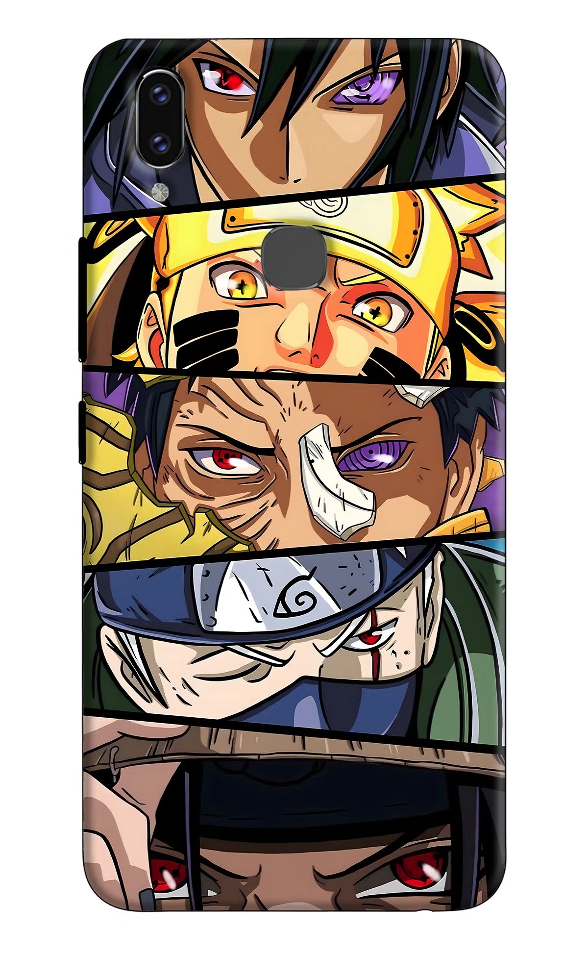 Naruto Character Vivo V9/V9 Pro/V9 Youth Hard Case Back Cover by Casekaro
