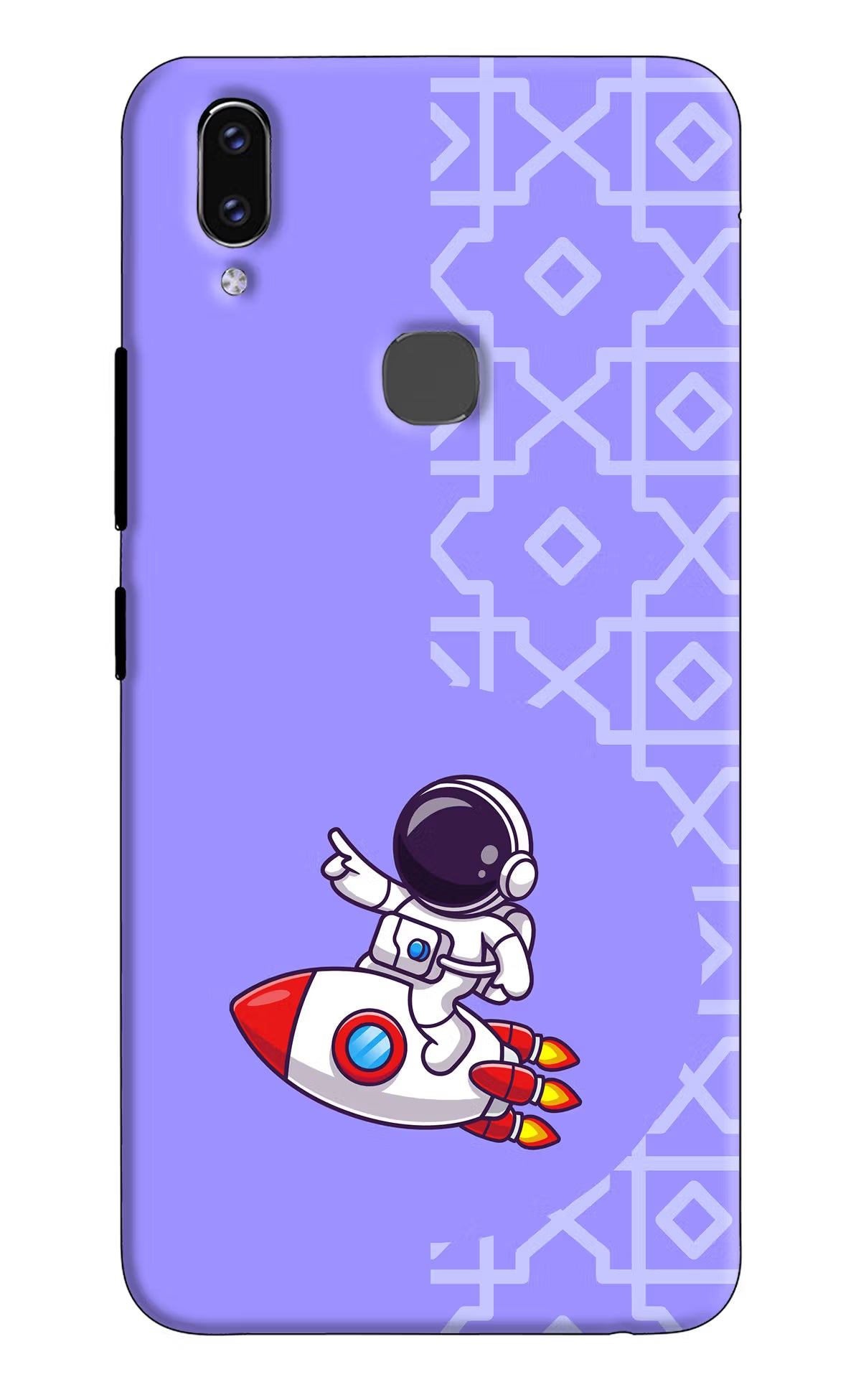 Cute Astronaut Vivo V9/V9 Pro/V9 Youth Hard Case Back Cover by Casekaro