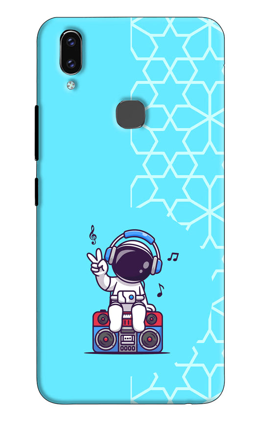 Cute Astronaut Chilling Vivo V9/V9 Pro/V9 Youth Hard Case Back Cover by Casekaro