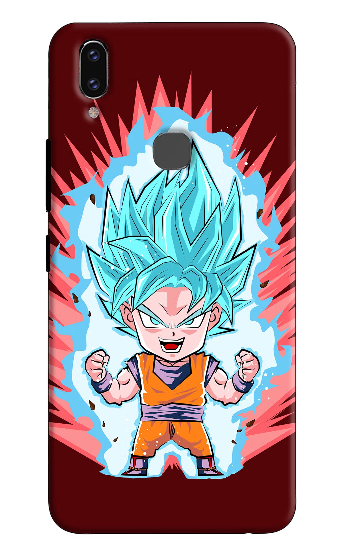 Goku Little Vivo V9/V9 Pro/V9 Youth Hard Case Back Cover by Casekaro