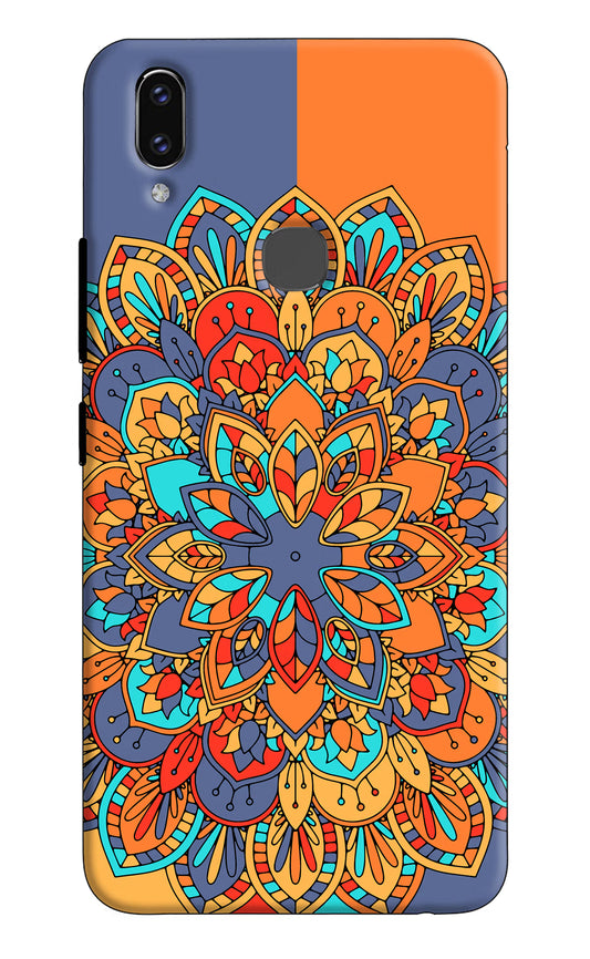 Color Mandala Vivo V9/V9 Pro/V9 Youth Hard Case Back Cover by Casekaro