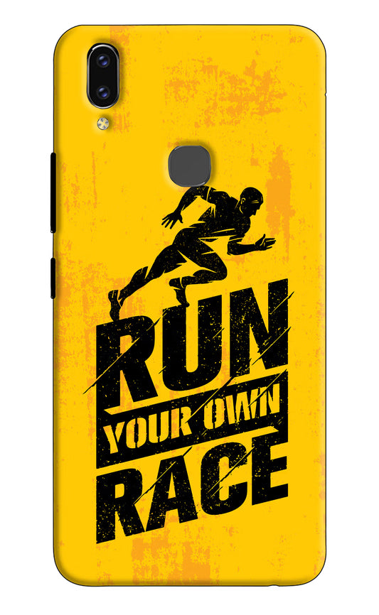 Run Your Own Race Vivo V9/V9 Pro/V9 Youth Hard Case Back Cover by Casekaro