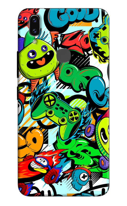 Game Doodle Vivo V9/V9 Pro/V9 Youth Hard Case Back Cover by Casekaro