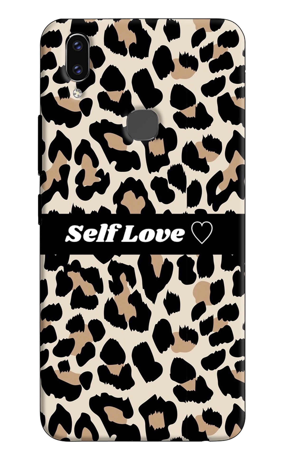 Leopard Print Self Love Vivo V9/V9 Pro/V9 Youth Back Cover