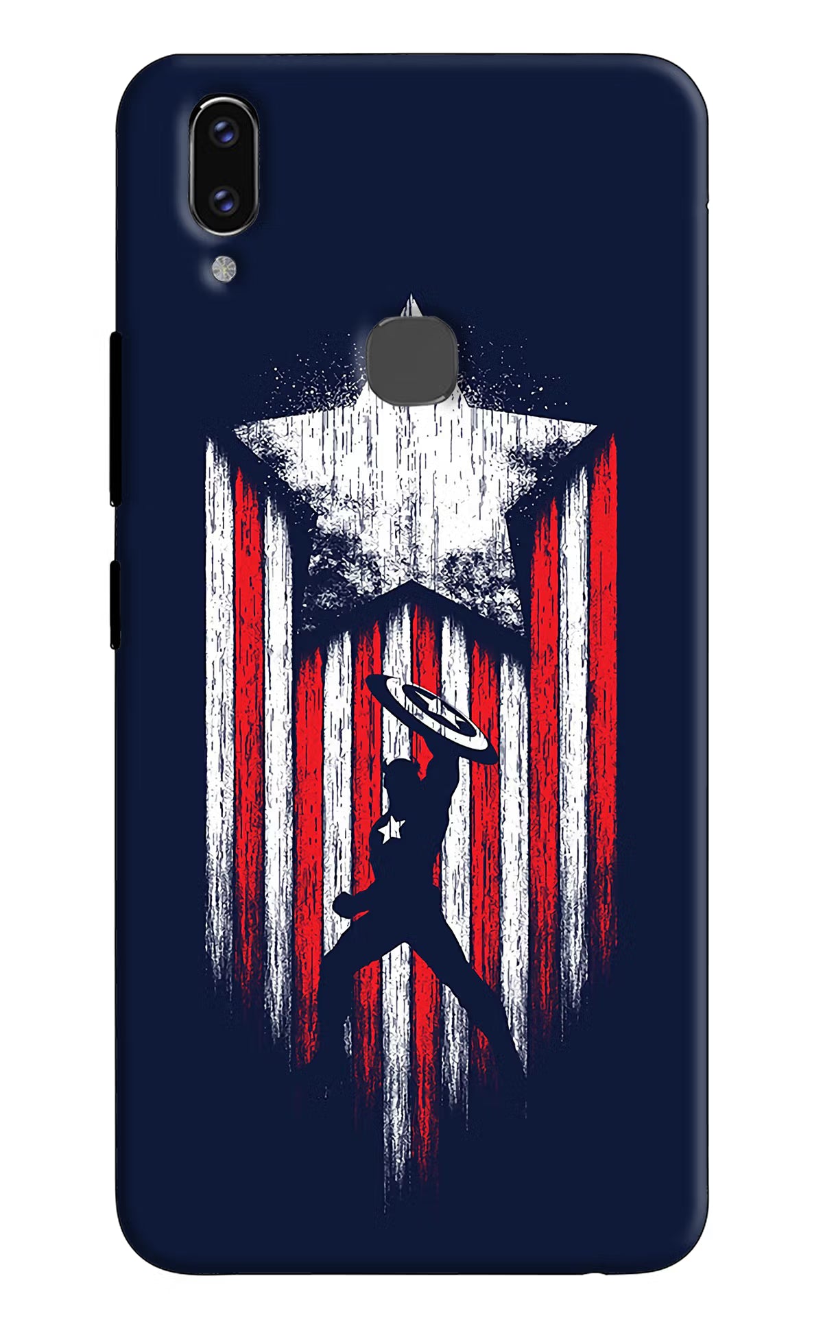 Captain America Marvel Art Vivo V9/V9 Pro/V9 Youth Hard Case Back Cover by Casekaro