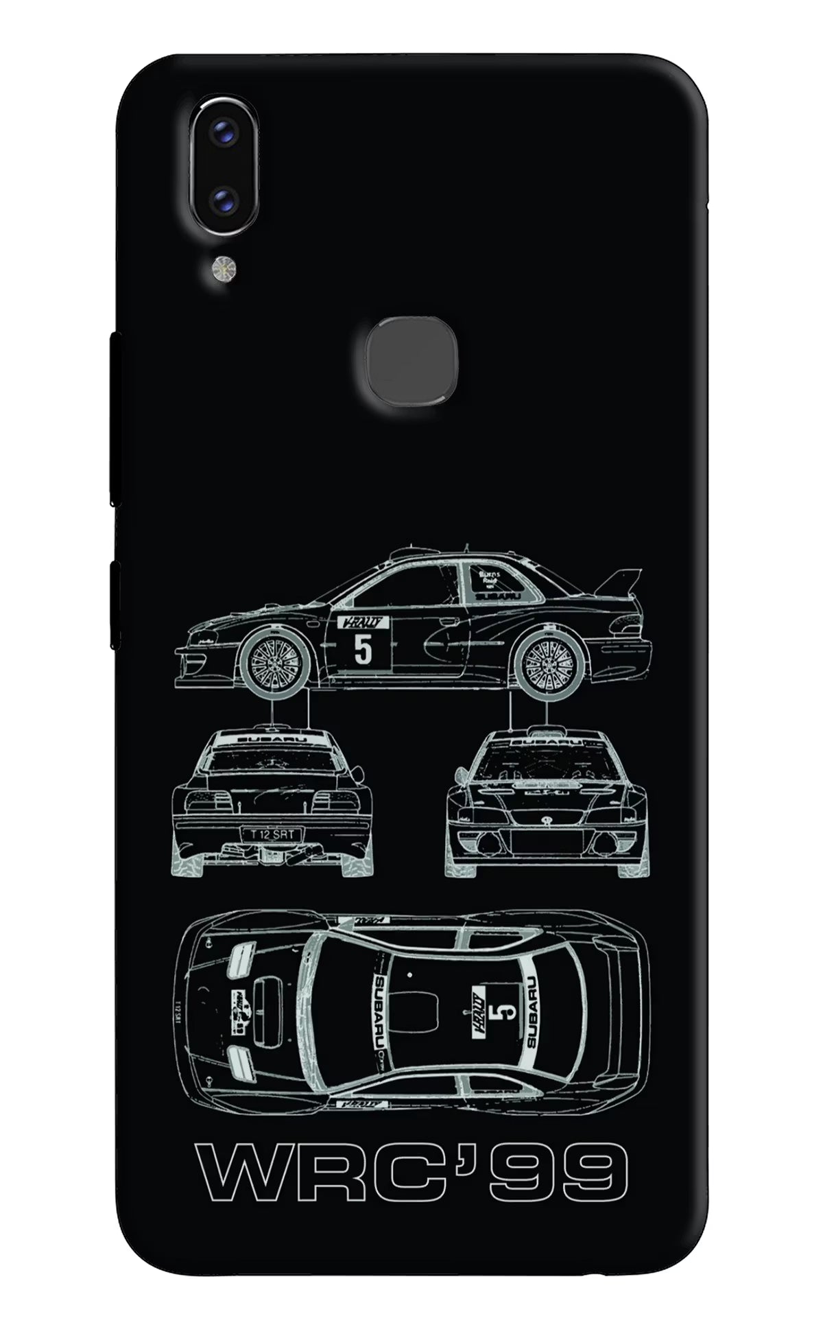 WRC'99 Vivo V9/V9 Pro/V9 Youth Hard Case Back Cover by Casekaro