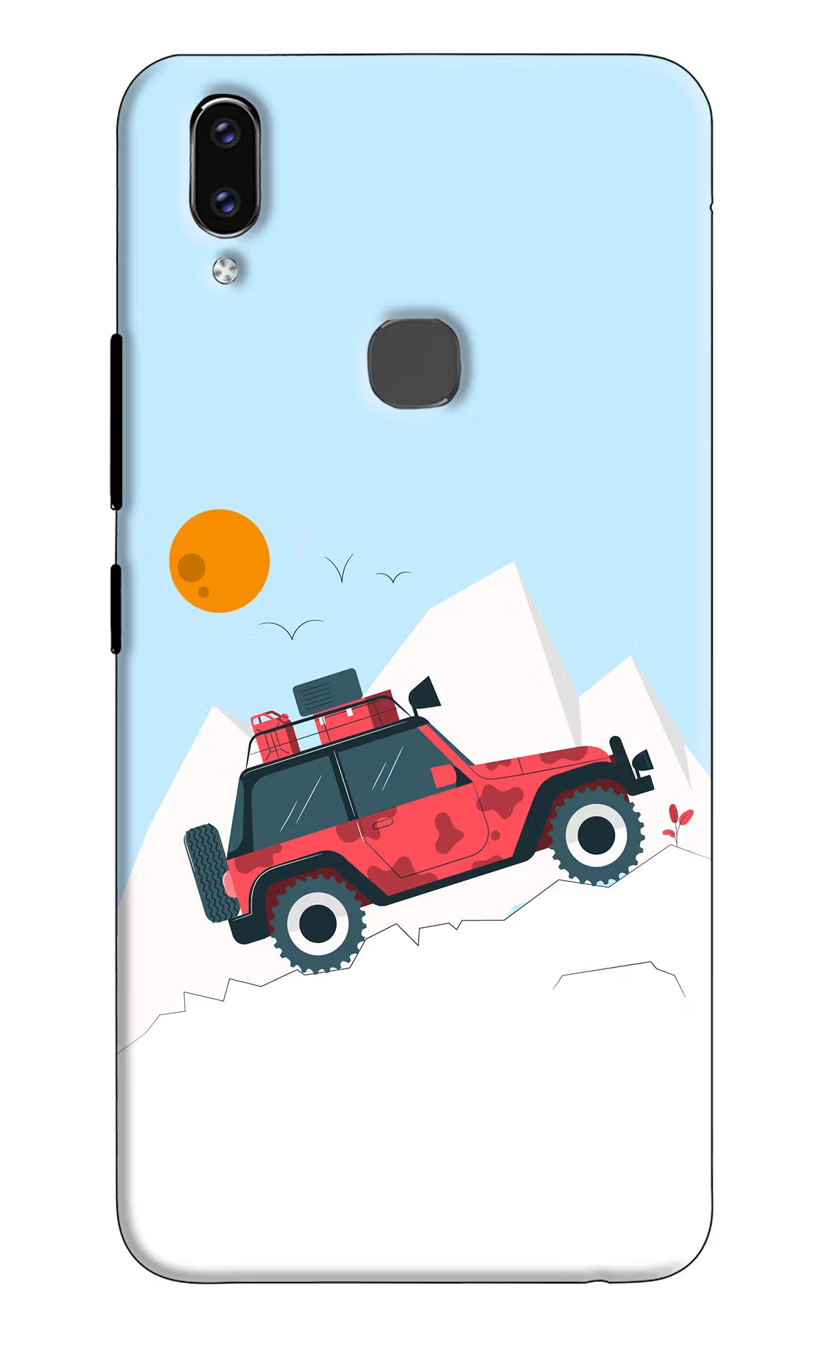 Mountain Trail Beast Vivo V9/V9 Pro/V9 Youth Hard Case Back Cover by Casekaro
