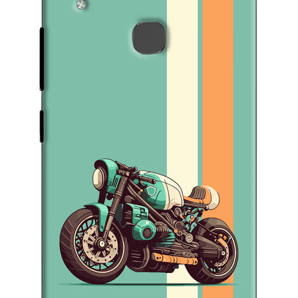 Striped Moto Drift Vivo V9/V9 Pro/V9 Youth Hard Case Back Cover by Casekaro