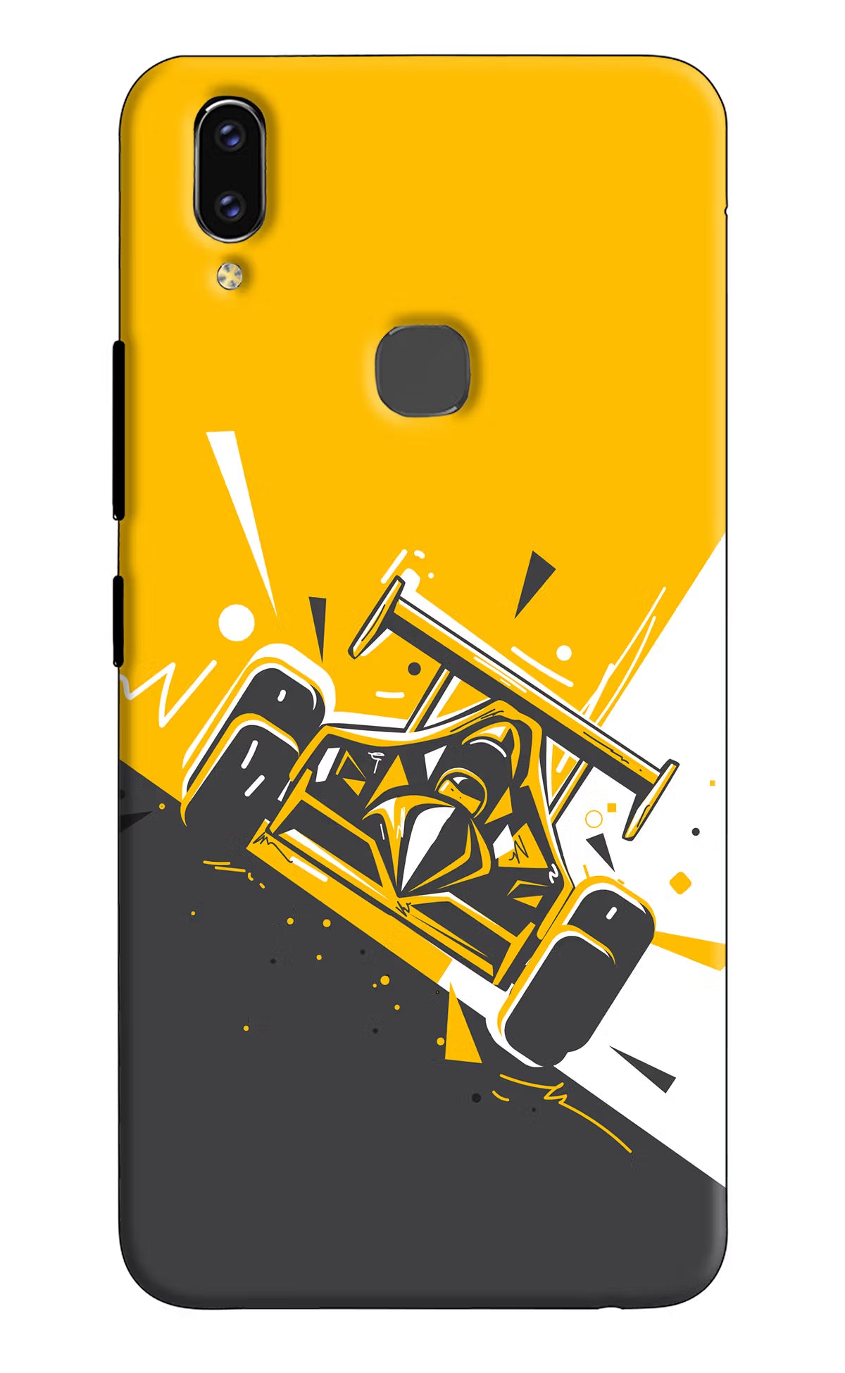 Track King Vivo V9/V9 Pro/V9 Youth Hard Case Back Cover by Casekaro