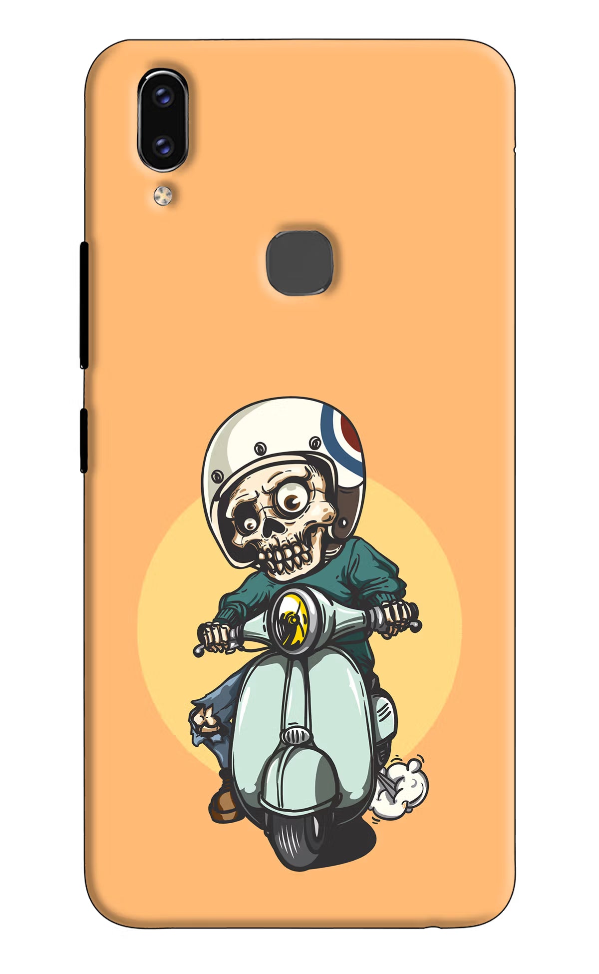 Undead Biker Vivo V9/V9 Pro/V9 Youth Hard Case Back Cover by Casekaro