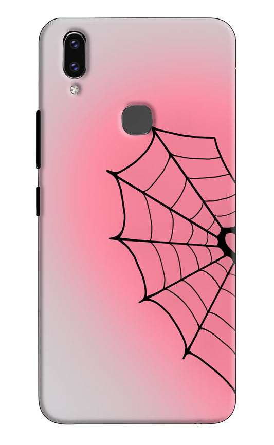 Pink Web Vivo V9/V9 Pro/V9 Youth Hard Case Back Cover by Casekaro
