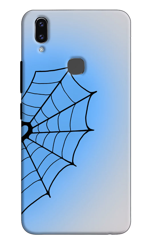 Blue Web Vivo V9/V9 Pro/V9 Youth Hard Case Back Cover by Casekaro