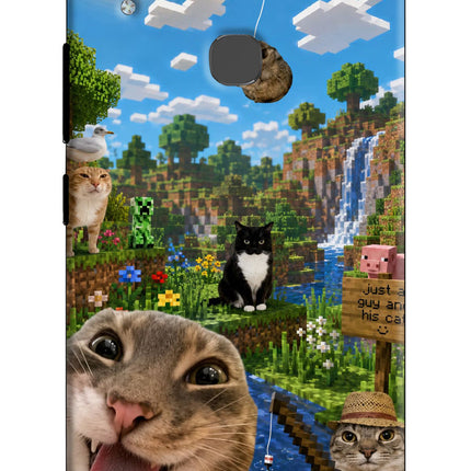 Minecraft Cat Chaos Vivo V9/V9 Pro/V9 Youth Hard Case Back Cover by Casekaro