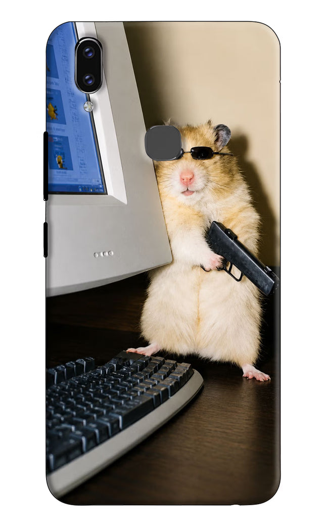 Hacker Hamster Vivo V9/V9 Pro/V9 Youth Hard Case Back Cover by Casekaro