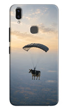 Skydiving Cow Vivo V9/V9 Pro/V9 Youth Hard Case Back Cover by Casekaro