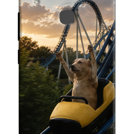 Rollercoaster Dog Vivo V9/V9 Pro/V9 Youth Hard Case Back Cover by Casekaro